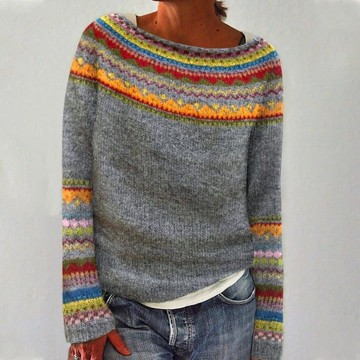 KIRRA | WOMEN'S RETRO KNIT SWEATER