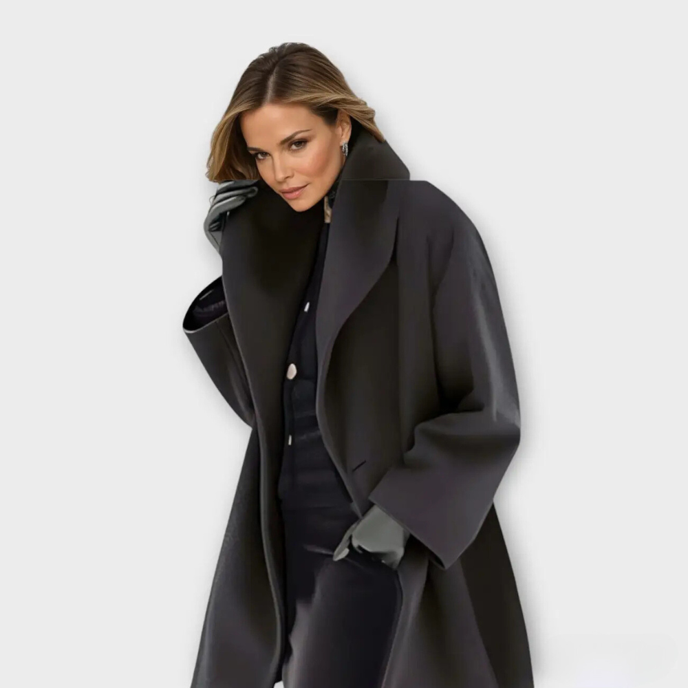 VERA | Timeless High Collar Windbreaker Coat