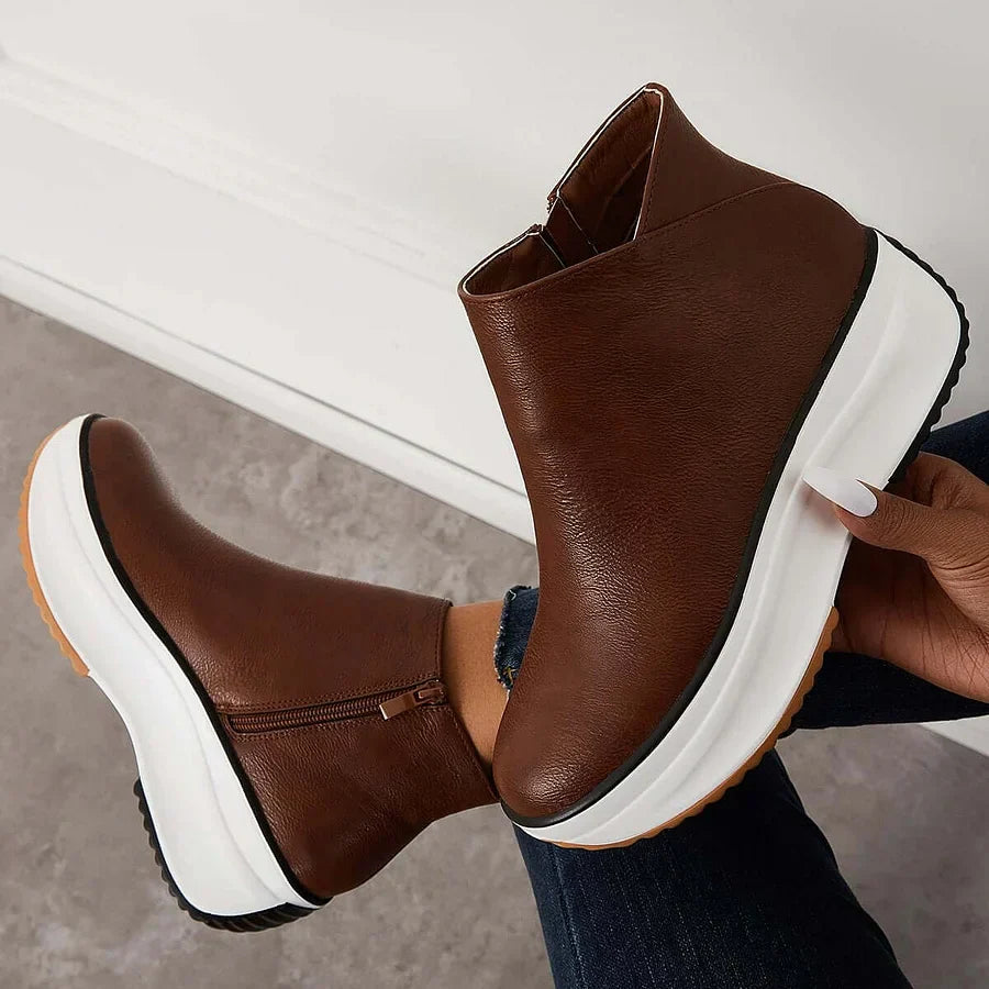 GARANCE | Leather Ankle Boots