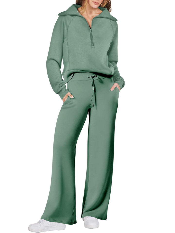 EVELYN ZIP | CASUAL SWEATSUIT SET