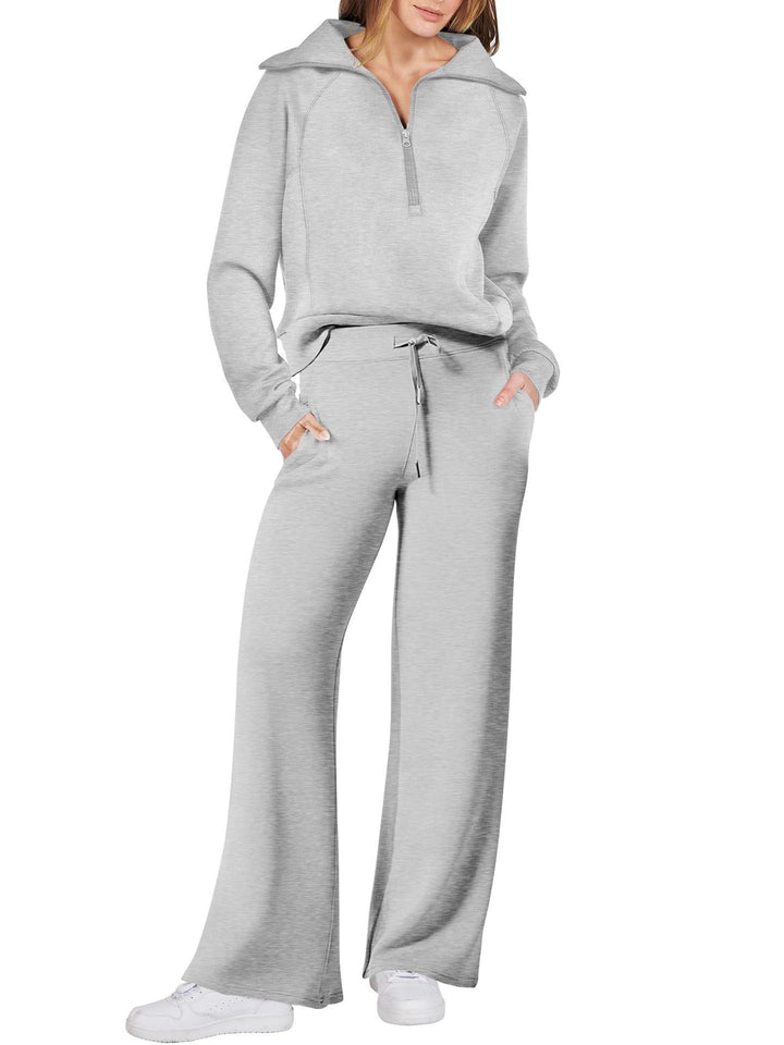 EVELYN ZIP | CASUAL SWEATSUIT SET