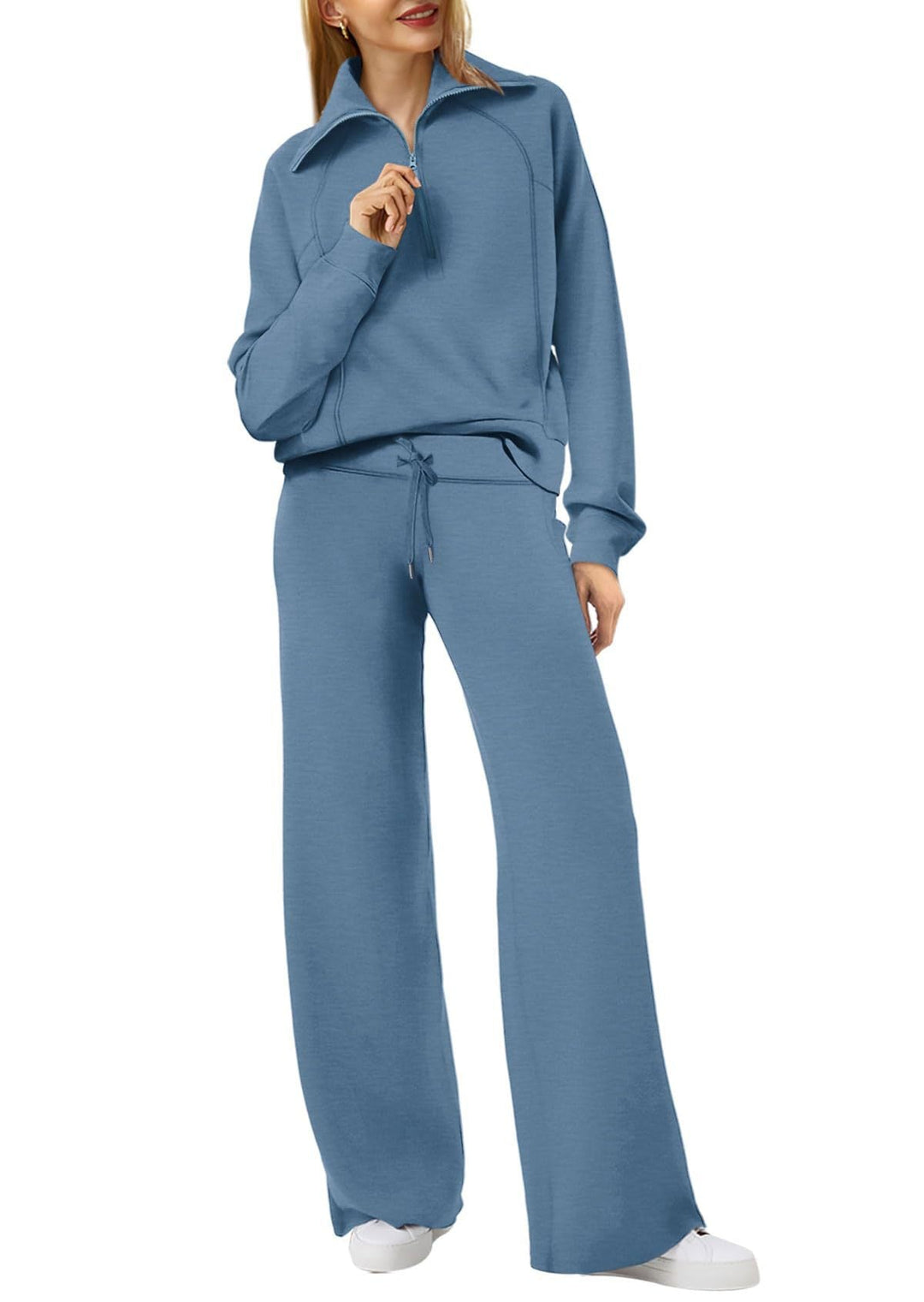 EVELYN ZIP | CASUAL SWEATSUIT SET