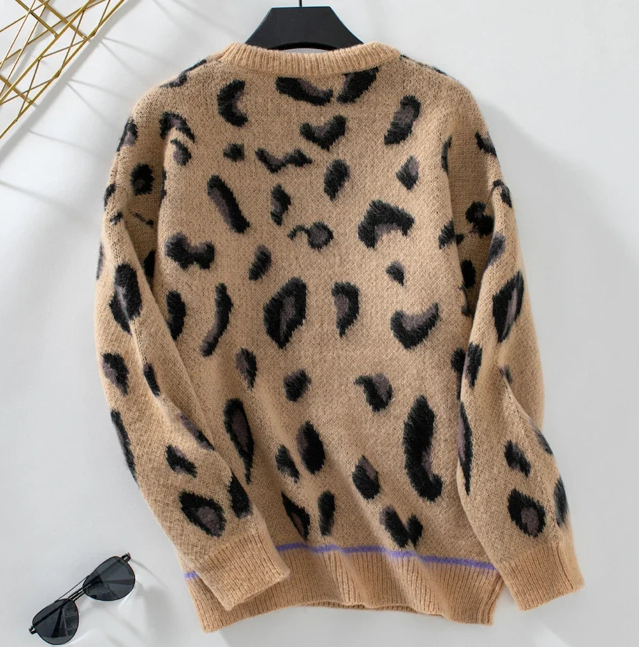 Sheryl | Leopard Wool Sweater