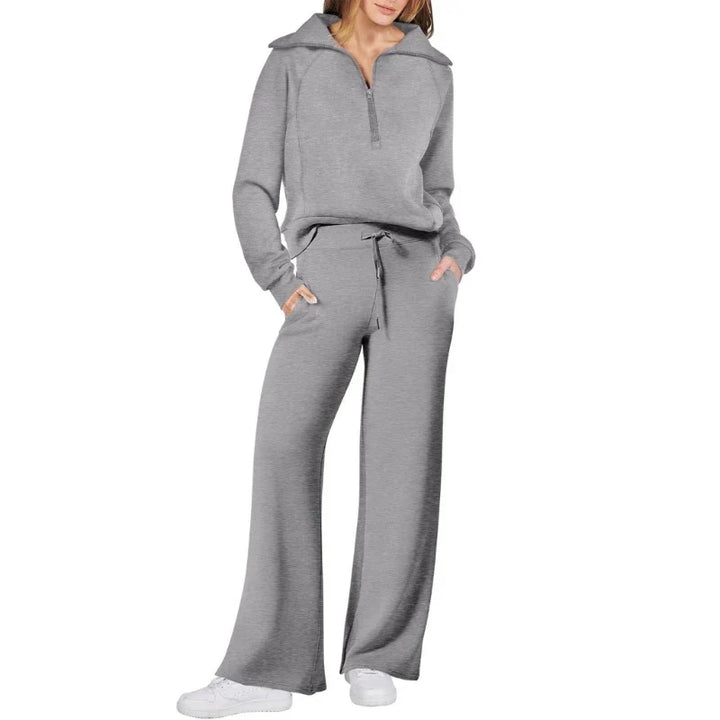 EVELYN ZIP | CASUAL SWEATSUIT SET