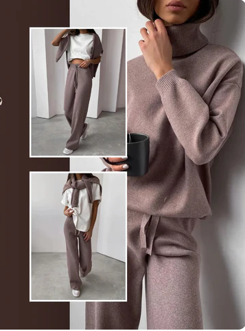 YARA | 2-piece set, sweater with turtleneck and long pants