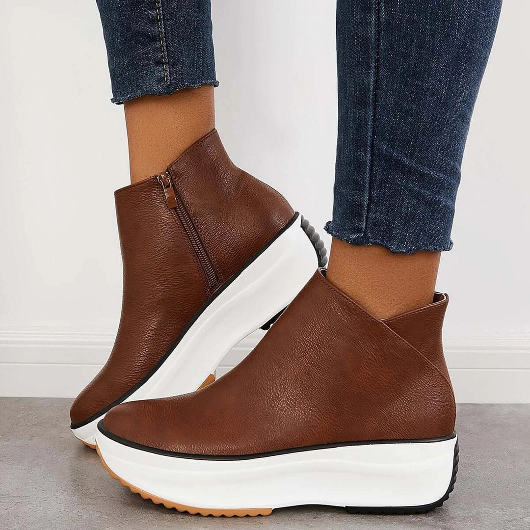 GARANCE | Leather Ankle Boots